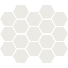 Carrelage hexagonal blanc mat tomette 10x11cm antirépant R10 apegmontmartre blanc