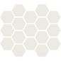 Carrelage hexagonal blanc mat tomette 10x11cm antirépant R10 apegmontmartre blanc