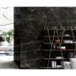 Carrelage imitation marbre noir zébré de blanc mat rectifié 60x60cm, 75x75cm, 75x150cm rexfmarquinia
