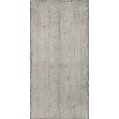 Carrelage imitation béton brut mat gris foncé salle de bain, rectifié,  Santaform gris