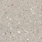 Carrelage imitation terrazzo teinté dans la masse, sur fond creme rectifié 59.3x59.3, 80x80, 120x120cm Viv janty crema