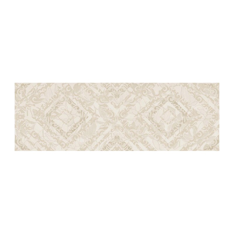 Carrelage faience murale décor beige 30x90cm rectifié progincanto decor beige