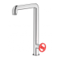 Mitigeur évier chromé brillant contemporain, robinet design de cuisine avec bec pivotant IBBold B1370CC_6