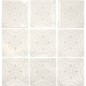 Carrelage effet zellige décor blanc brillant légèrement nuancé 13x13cm, apegamalia, apecarmo, apemariza white