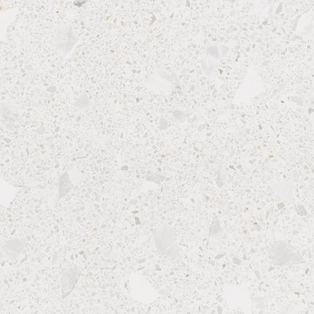 Carrelage imitation terrazzo et granito fond blanc poli brillant, 79.3x79.3cm rectifié,  arcamiscella nacar