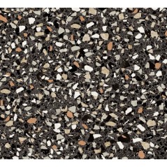 Carrelage effet terrazzo et granito XXl 120x120cm rectifié,  santanewdeco dark mat