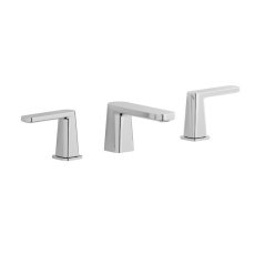 Mitigeur lavabo de salle de bain à poser trois trous: chromé, blanc mat, noir mat, or brossé, nickel brossé ITAACAA392