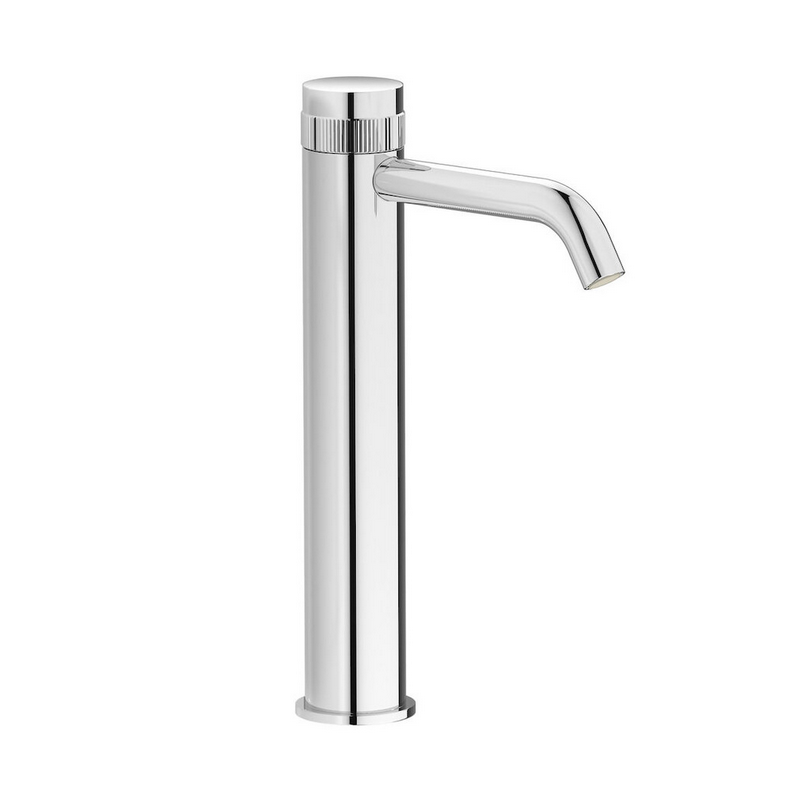 Mitigeur lavabo hydroprogressif haut à poser en laiton: chromé, noir mat, or, or rose, nickel brossé RX202