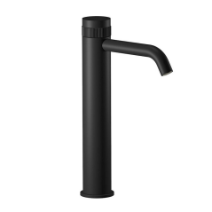 Mitigeur lavabo hydroprogressif haut à poser en laiton: chromé, noir mat, or, or rose, nickel brossé RX202