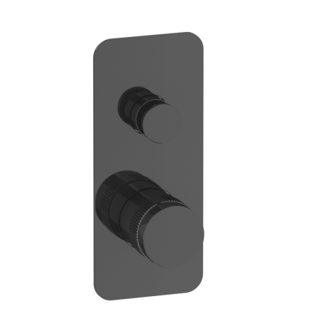 Mitigeur douche mural 2 voies avec inverseur: noir chromé, noir chromé brossé, or brossé, or rose brossé ERX310