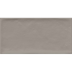 Carrelage moderne marron brillant rectangulaire mural Viv étnia vison 10x20cm