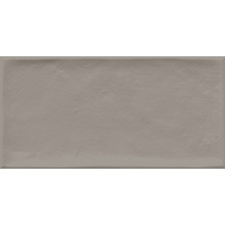 Carrelage moderne marron brillant rectangulaire mural Viv étnia vison 10x20cm