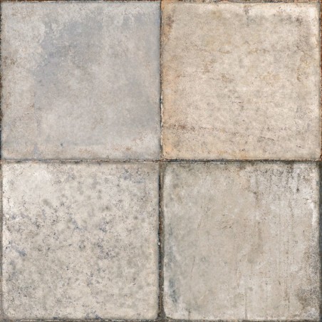 Carrelage vieille pierre, terre cuite usée clair, 60x60cm, 30x60cm, 30x30cm, 30x15cm, 7.3x30cm rectifié santanuove light