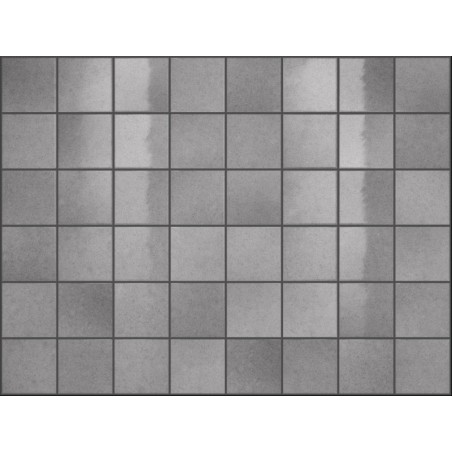 Carrelage effet zellige gris brillant nuancé,  grès cérame piscine, salle de bain, 10x10cm, 5x5cm voriflessi argent