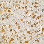 Carrelage ciment terrazzo véritable granito grand format mat ou brillant CARPPG31 60x60x2cm fond blanc