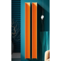 Sèche-serviette radiateur électrique design, contemporain salle de bain AntxT2V orange mat