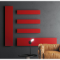 Radiateur électrique rectangulaire rouge, noir, blanc, bleu, orange, gris vertical ou horizontal Antxtavola 121x35cm