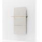 Sèche-serviette radiateur eau chaude design avec ou sans porte-serviette 82x61cm et 123x61cm antxWaffle V crème