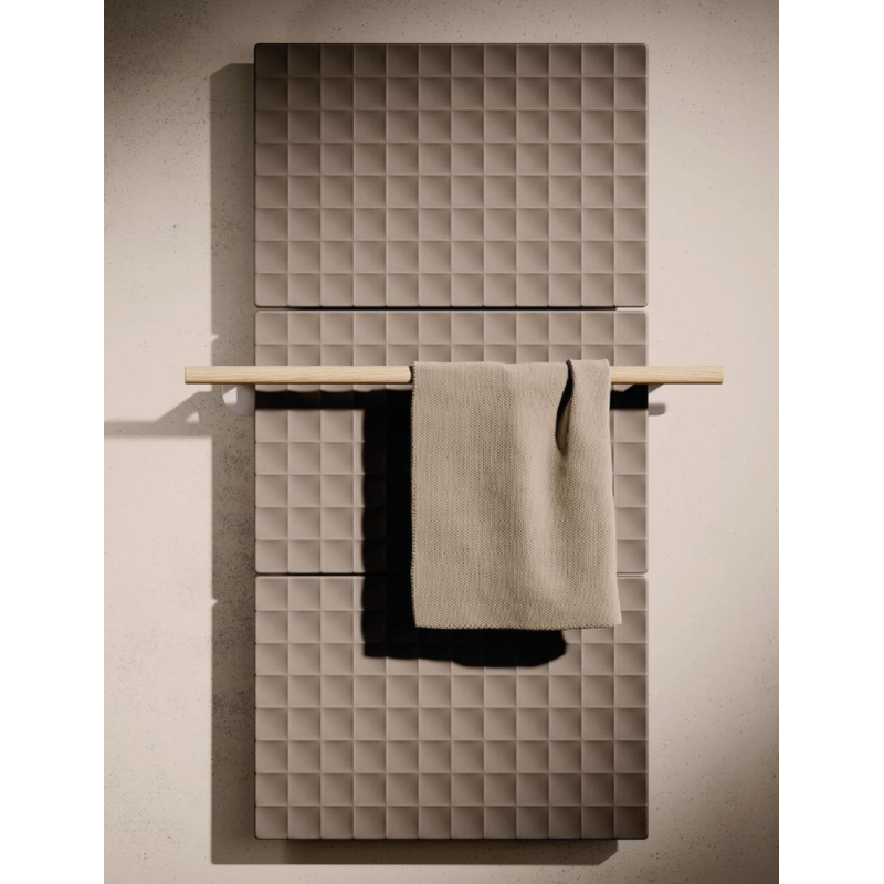 Radiateur sèche-serviettes électrique - Série D - Taupe