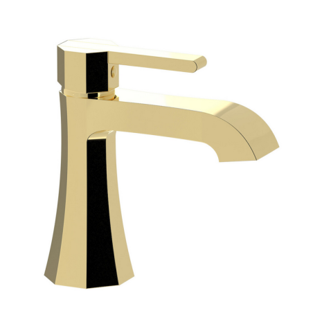Mitigeur lavabo à poser contemporain complet avec bonde clic clac: chromé, or, or rose, or pâle, platine BL200