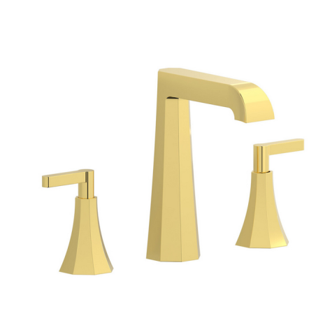 Mitigeur lavabo  à poser 3 trous, bec haut, contemporain: chromé, or, or rose, or pâle, platine BL390