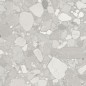 Carrelage imitation terrazzo uni gris clair mat rectifié 60x60cm, 60x120cm, Géoxcolorado perla