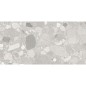 Carrelage imitation terrazzo uni gris clair mat rectifié 60x60cm, 60x120cm, Géoxcolorado perla