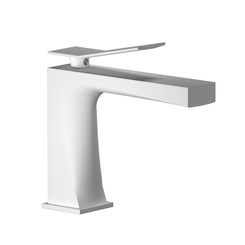 Mitigeur lavabo à poser avec bonde clic clac: chromé, noir mat, blanc mat, couleur or, or rose, nickel brossé  IB WA200