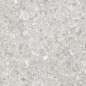 Carrelage imitation terrazzo teinté dans la masse, gris clair rectifié 59.3x59.3, 60x120, 120x120cm Viv ceppo gris