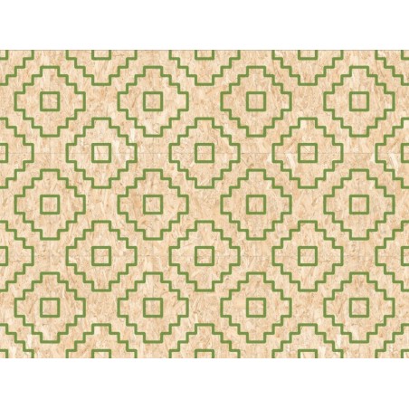 Carrelage imitation bois aggloméré décoré vert mat, décor, 59.3x59.3cm rectifié,  R10, V seriaki naturel vert