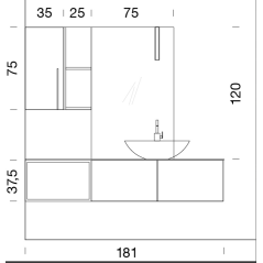 Meuble de salle de bain simple vasque de style contemporain design laqué vert mat avec miroir et colonne comp BD012