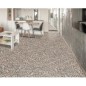 Carrelage ciment terrazzo véritable granito mat ou brillant CARPP09 40x40x1.2cm fond noir