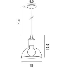 Eclairage de miroir de salle de bain contemporain lampe suspendue comp lamda F034