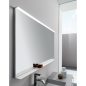 Profil lumineux de miroir de salle de bain, chromé fixé sur miroir 60,70,85,95,105,120,140cm compx gae