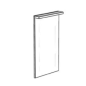 Miroir lumineux salle de bain, moderne, rectangulaire, blanc brillant, vertical, hauteur 111.8cm avec spot hallogène compx wap