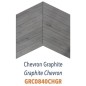 Carrelage imitation bois gris foncé point de hongrie 8x40cm epaisseur 9mm Dif chevron graphite