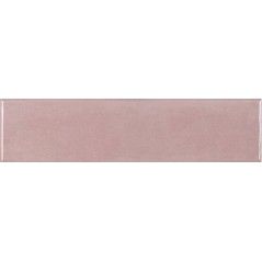 Carrelage imitation zellige rose brillant pour le mur 7.5x30cm apemud rose