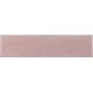 Carrelage imitation zellige rose brillant pour le mur posé verticalement 7.5x30cm apegmud rose