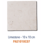 Carreau marbre ivoire limestone 10x10cm, 15x15cm, 20x20cm épaisseur 10mm dif