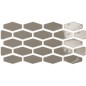 Carrelage imitation zellige gris brillant mural: hexagone 10x20cm, brique 7.5x15cm et 7.5x30cm apegvintage grey