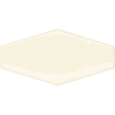 Carrelage imitation zellige ivoire brillant mural: hexagone 10x20cm, 7.5x15cm, 7.5x30cm apevintage ivory