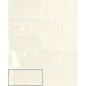 Carrelage imitation zellige ivoire brillant mural: hexagone 10x20cm, brique 7.5x15cm et 7.5x30cm apegvintage ivory