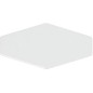 Carrelage hexagonal dénuancé blanc brillant 10x20cm pour le mur apegharlequin white mix