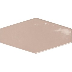 Carrelage hexagonal dénuancé rose brillant 10x20cm pour le mur apeharlequin pink mix