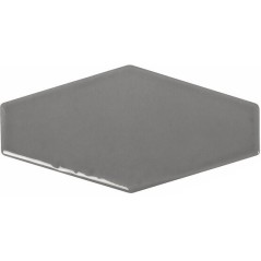 Carrelage hexagonal gris brillant dénuancé 10x20cm pour le mur apeharlequin grey mix