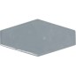 Carrelage hexagonal bleu clair brillant dénuancé 10x20cm pour le mur apegharlequin sky mix