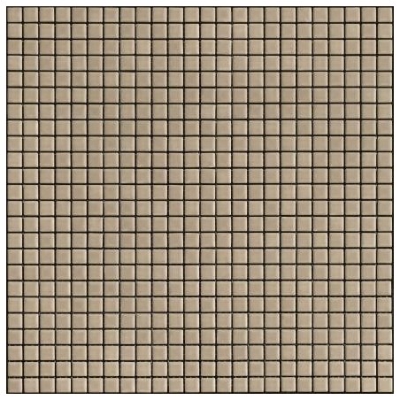 Mosaique corde mat sol et mur 2.5x2.5cm et 1.2x1.2cm apseta corda sur trame 30x30cm