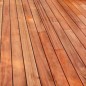 parquet exotique terrasse muiracatiara lisse largeur 100mm épaisseur 20mm à visser ou à clipser lame 700 à 2900mm