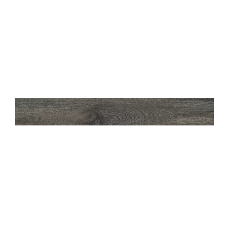 Carrelage imitation parquet chêne noir poli brillant cérusé, longue lame, 20.5x147.5cm rectifié,  Porce6647 ebano