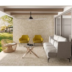 Carrelage imitation terre de sienne beige mat sol et mur 10x10x0.9cm et 6x24.6x0.9cm, equargile siena.